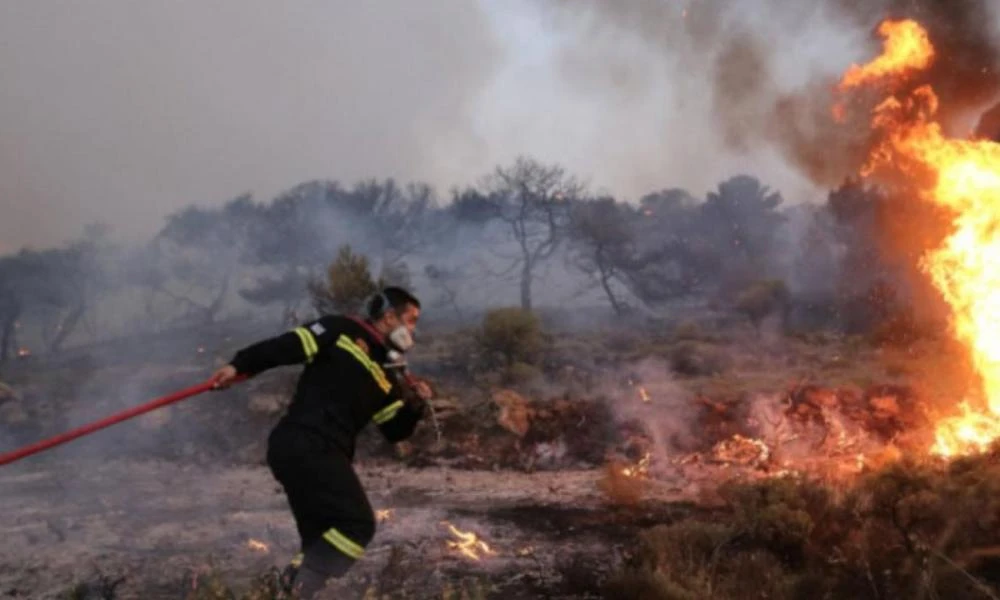 Φωτιά στον Πλατανιά Χανίων τα ξημερώματα - «Μάχη» με τις φλόγες και τους ισχυρούς ανέμους